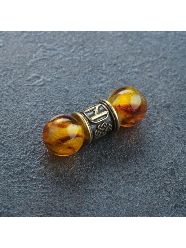 Комплект из трёх бусин 