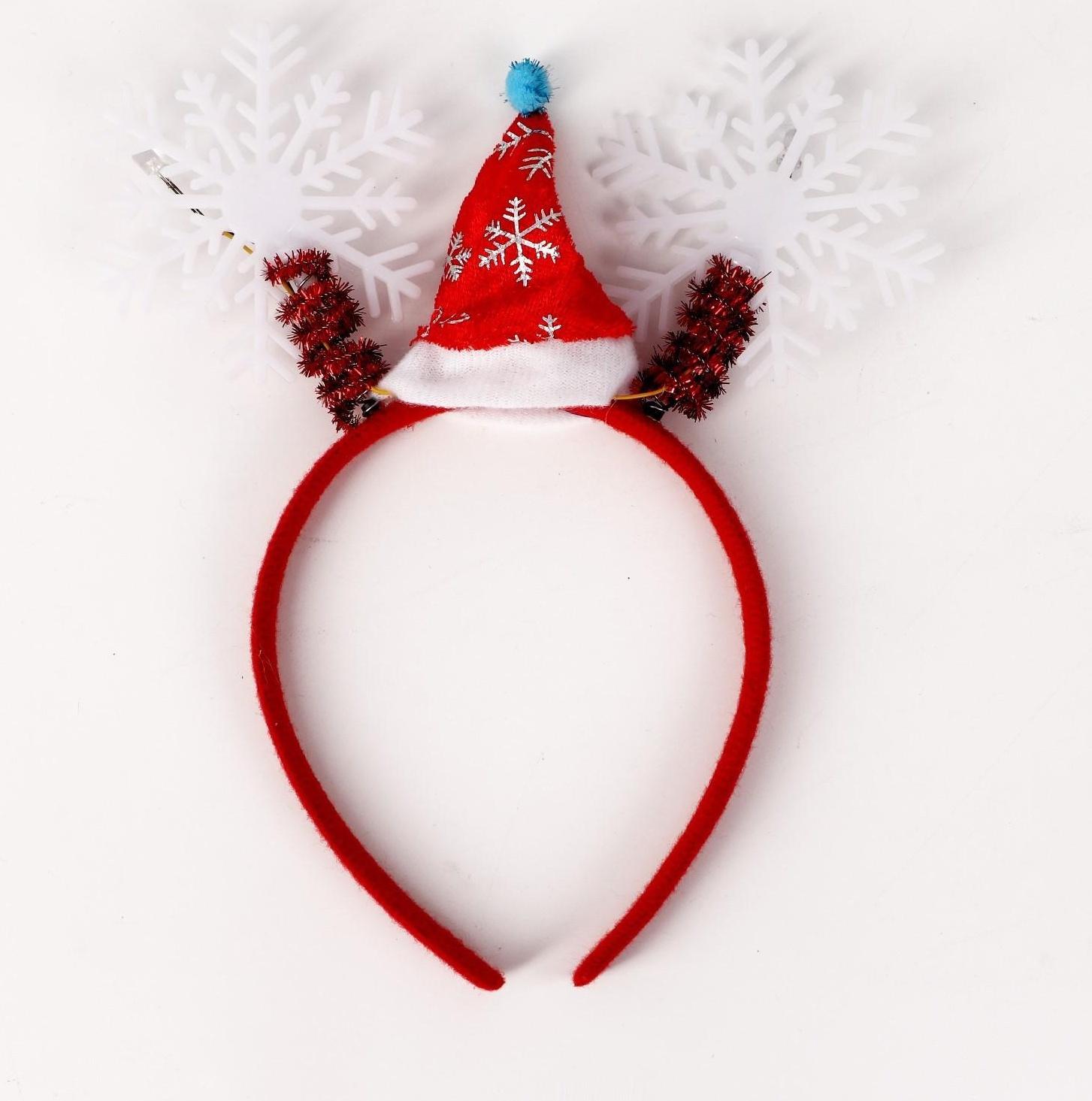 Карнавальный ободок «Снежинки», цвета МИКС