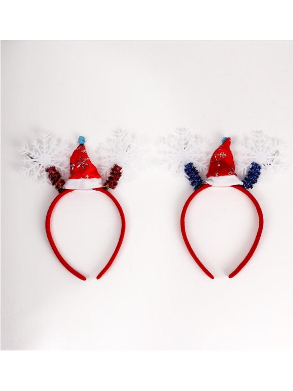 Карнавальный ободок «Снежинки», цвета МИКС