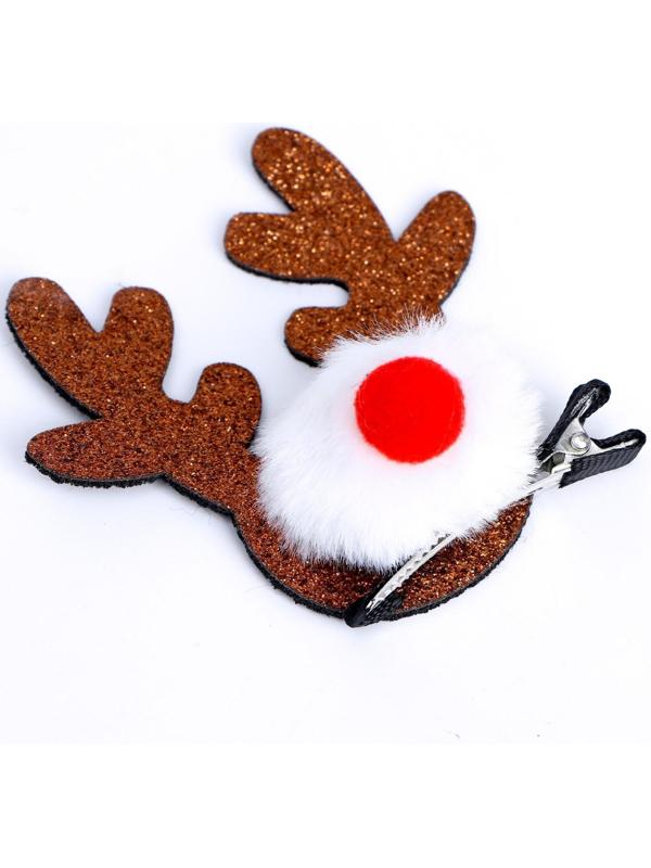 Карнавальный зажим «Рога», цвета МИКС