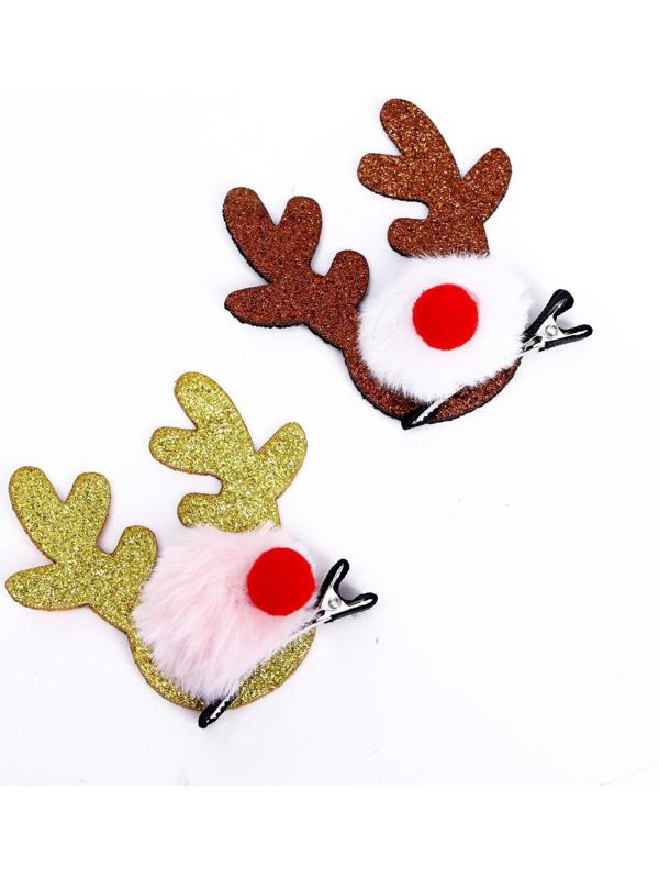 Карнавальный зажим «Рога», цвета МИКС