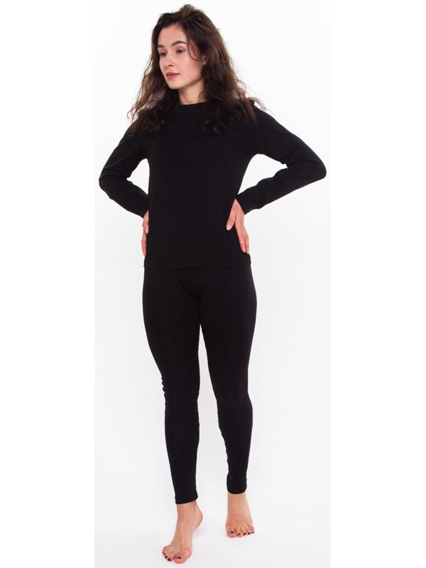 Термобельё женское НАЧЁС (леггинсы), цвет чёрный, размер 48