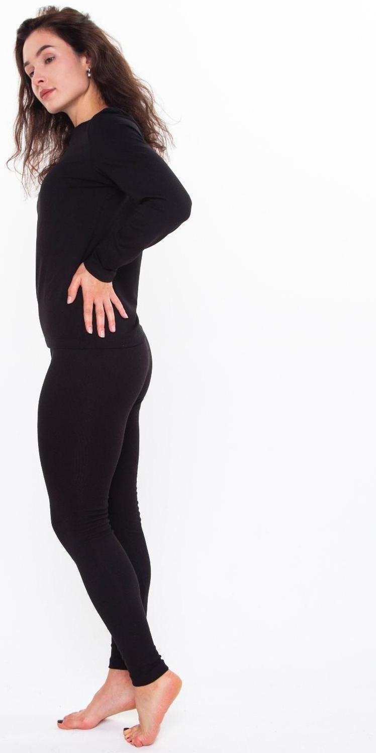 Термобельё женское НАЧЁС (леггинсы), цвет чёрный, размер 58