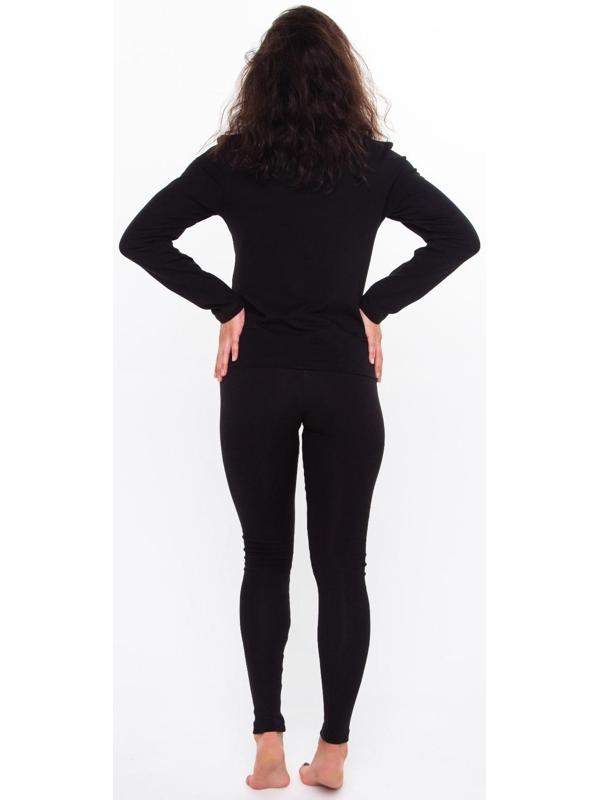Термобельё женское НАЧЁС (леггинсы), цвет чёрный, размер 58