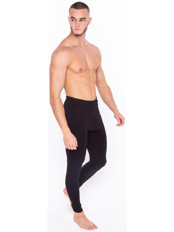 Термобельё мужское (кальсоны), цвет чёрный, размер 54