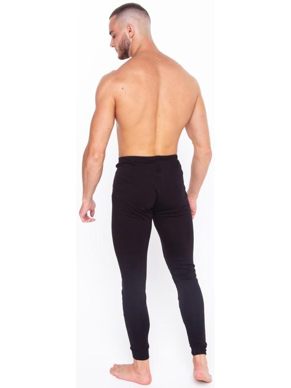 Термобельё мужское (кальсоны), цвет чёрный, размер 60