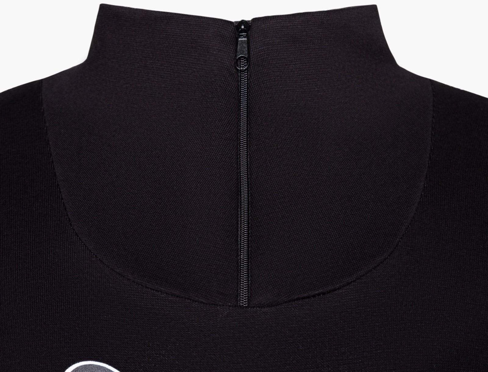 Термобельё мужское НАЧЁС (фуфайка, кальсоны) принт волк, цвет чёрный, размер 56