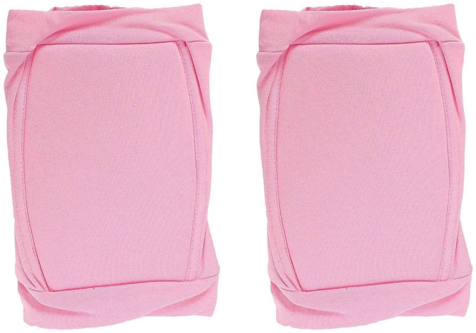 Наколенники для гимнастики и танцев с уплотнителем, р. M, 11-14 лет, цвет розовый