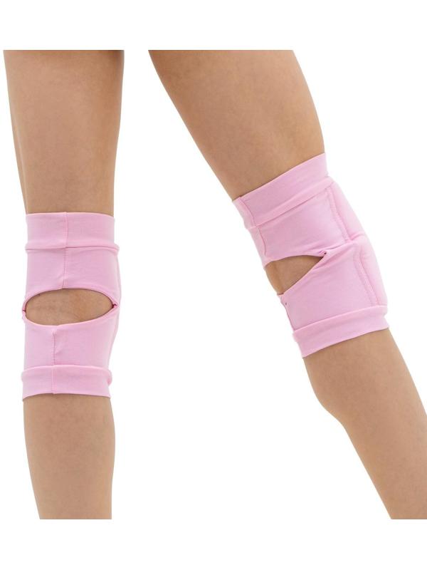 Наколенники для гимнастики и танцев с уплотнителем, р. M, 11-14 лет, цвет розовый