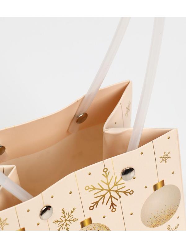 Пакет влагостойкий для цветов «New Year», 11,5 х 12 х 8 см