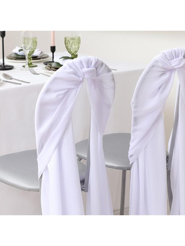 Декор для стула, цв.белый, 72*300 см,