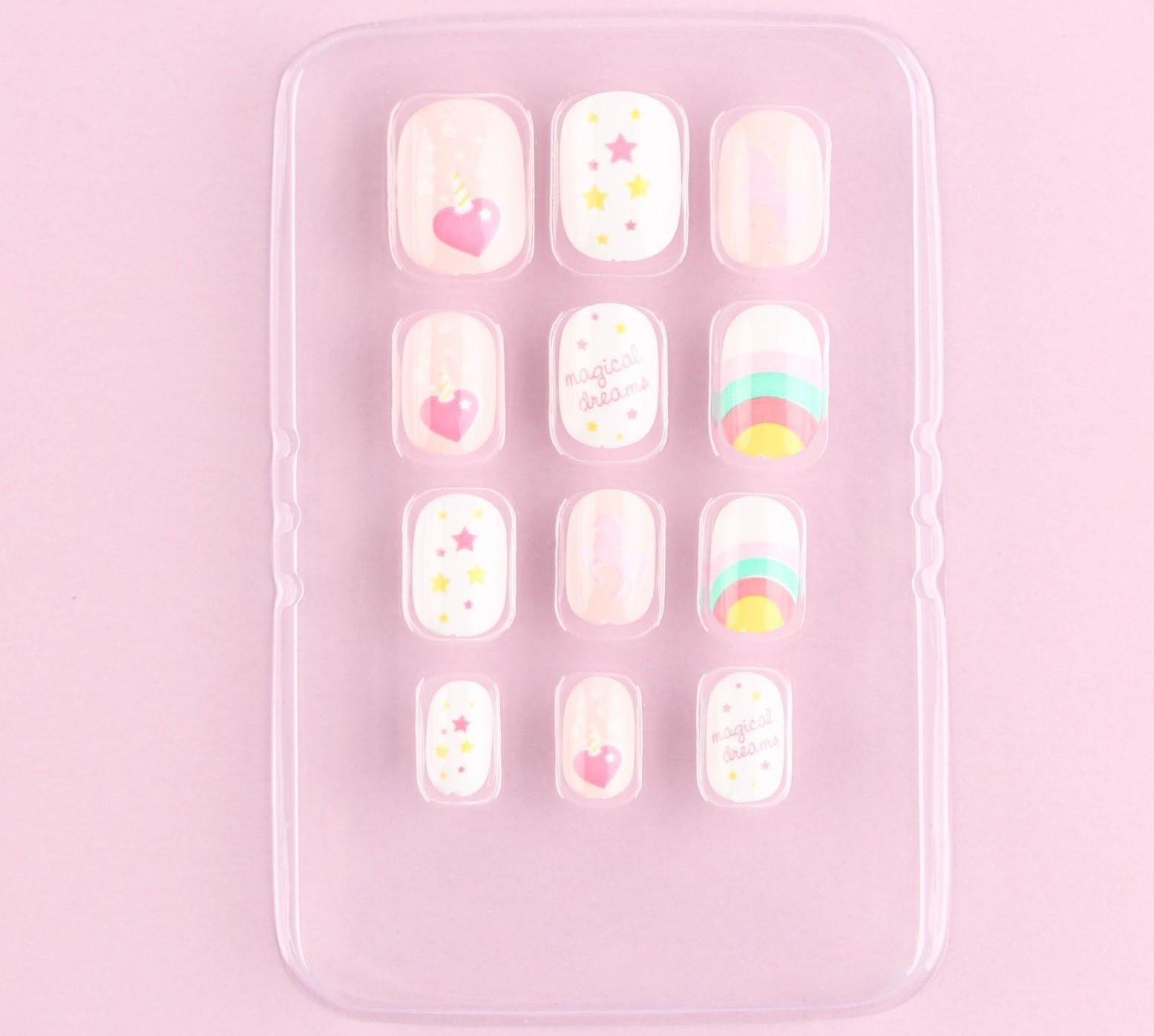 Детские накладные ногти «Самая милая», 12 шт