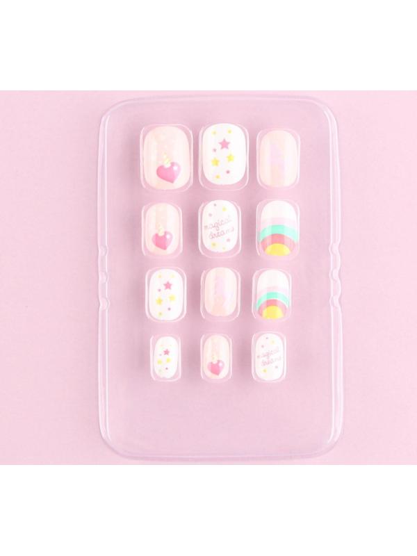 Детские накладные ногти «Самая милая», 12 шт