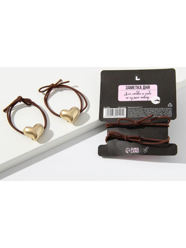 Резинки для волос «Не верь слухам, я хуже», 2 шт.