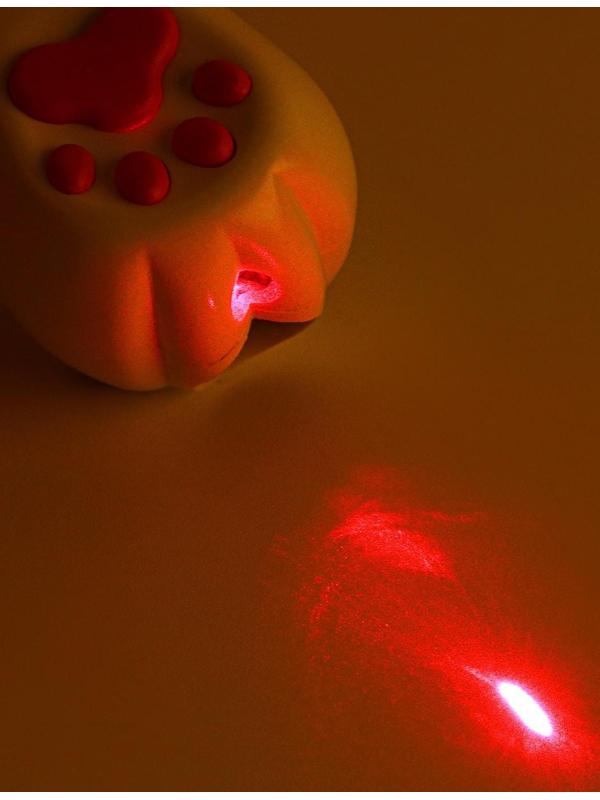 Лазерная указка для животных, 5 картинок, 100 мАч, дальность до 8 м, красный луч, USB