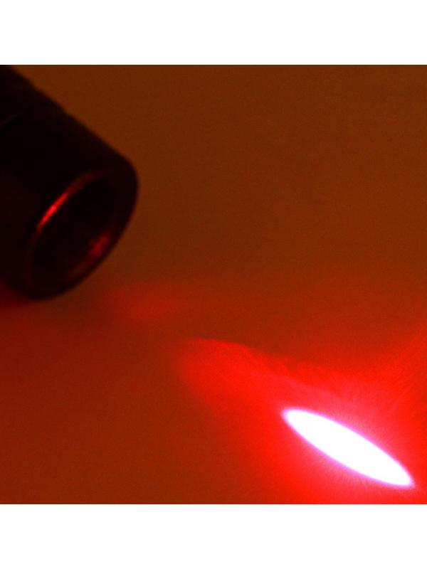 Лазерная указка 650 нм, 500 мАч, дальность до 1 км, USB, красный луч