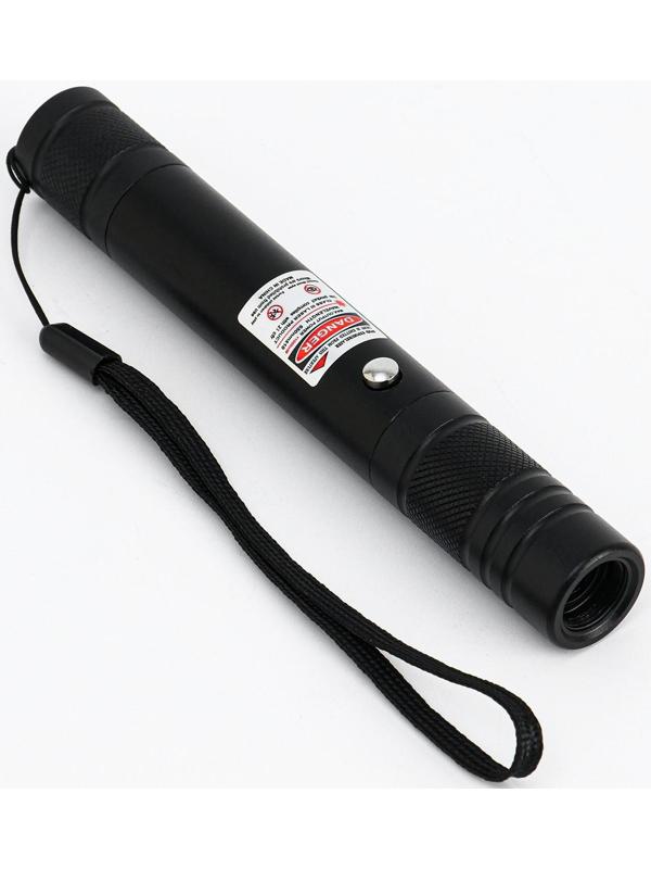 Лазерная указка 650 нм, 500 мАч, дальность до 1 км, USB, красный луч