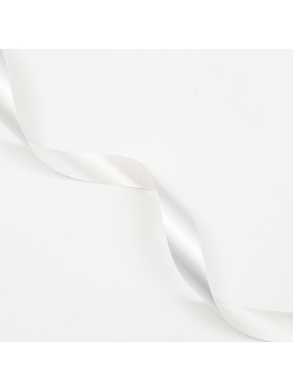 Лента для декора и подарков, белая, 2 см х 45 м