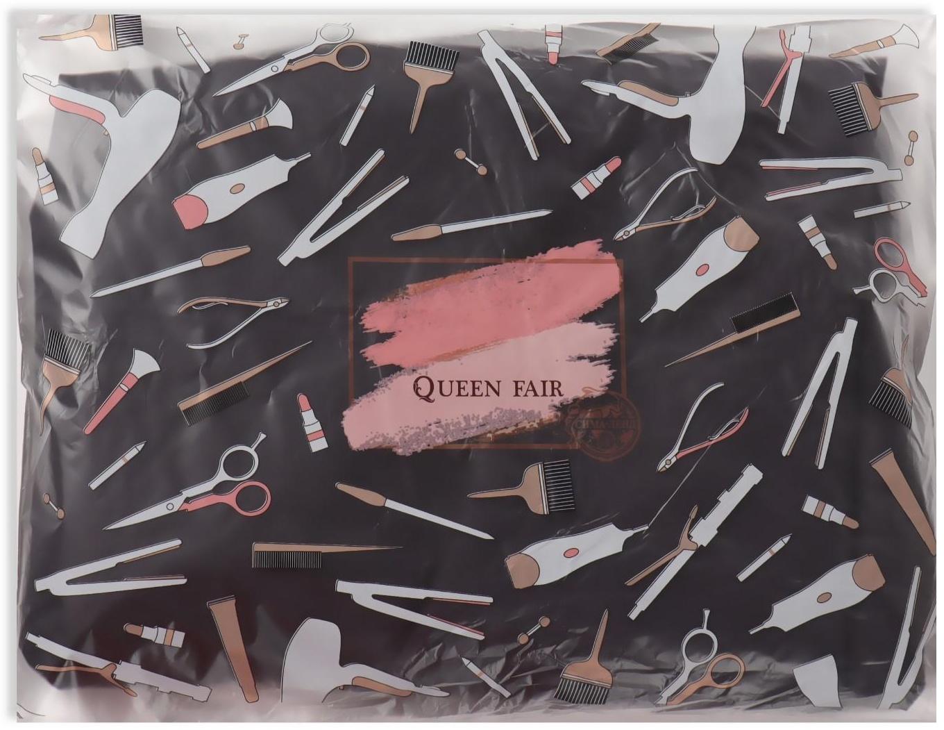 Пеньюар парикмахерский «Жизнь», цвет чёрный