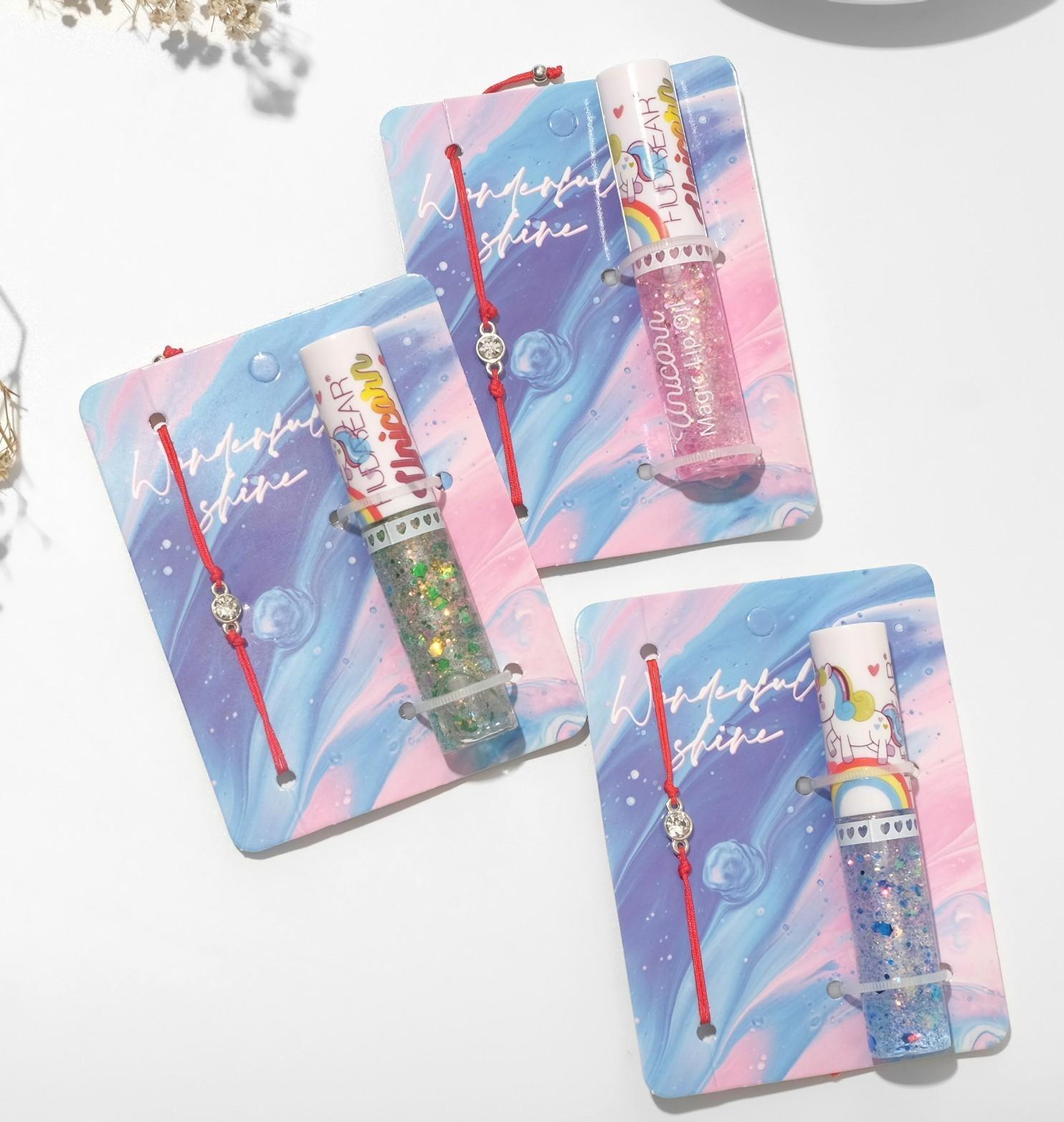 Набор 2 предмета: браслет, блеск для губ 