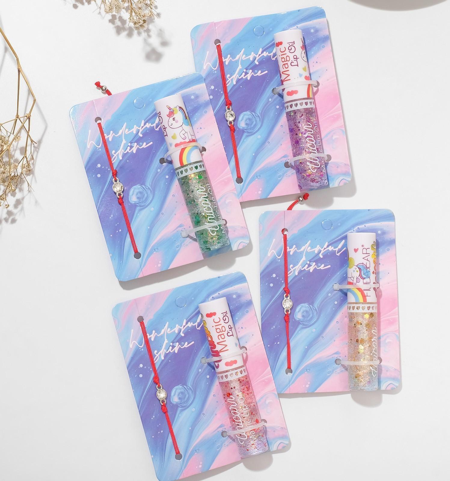 Набор 2 предмета: браслет, блеск для губ 