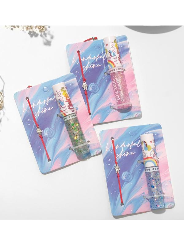 Набор 2 предмета: браслет, блеск для губ 