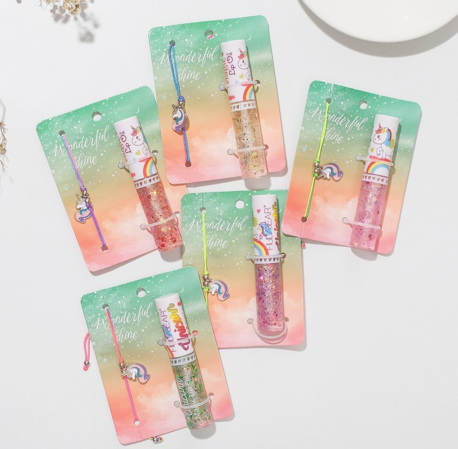 Набор 2 предмета: браслет, блеск для губ 