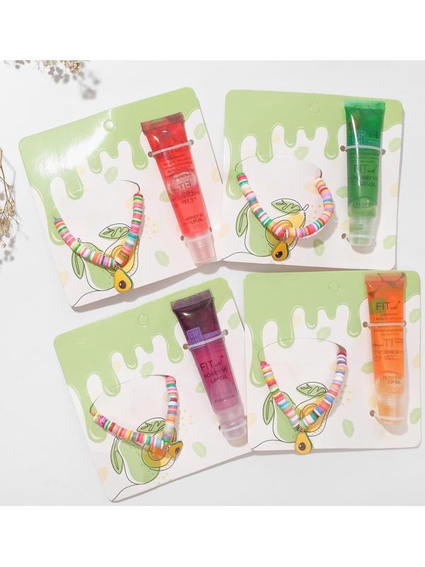 Набор 2 предмета: браслет, блеск для губ 