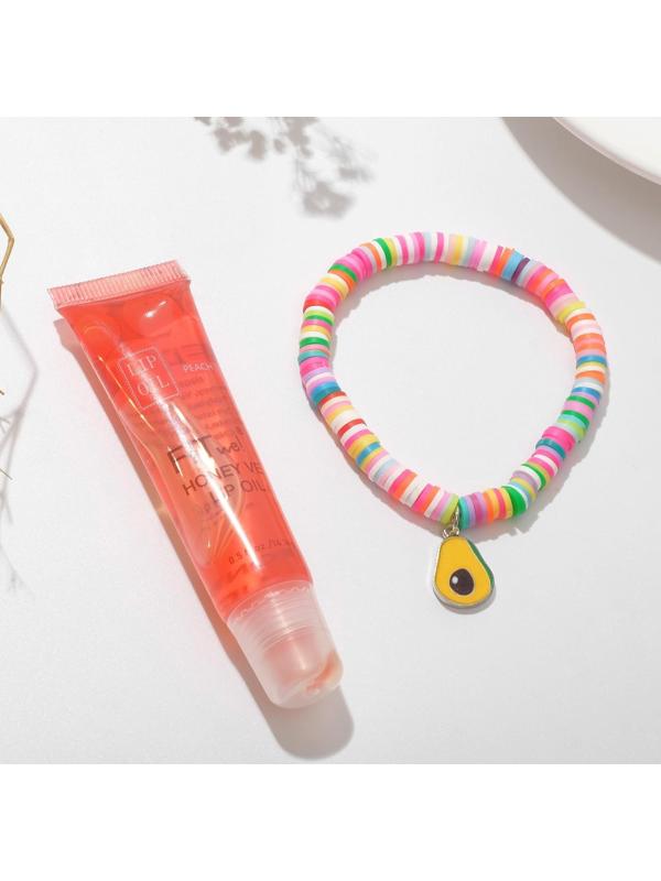 Набор 2 предмета: браслет, блеск для губ 