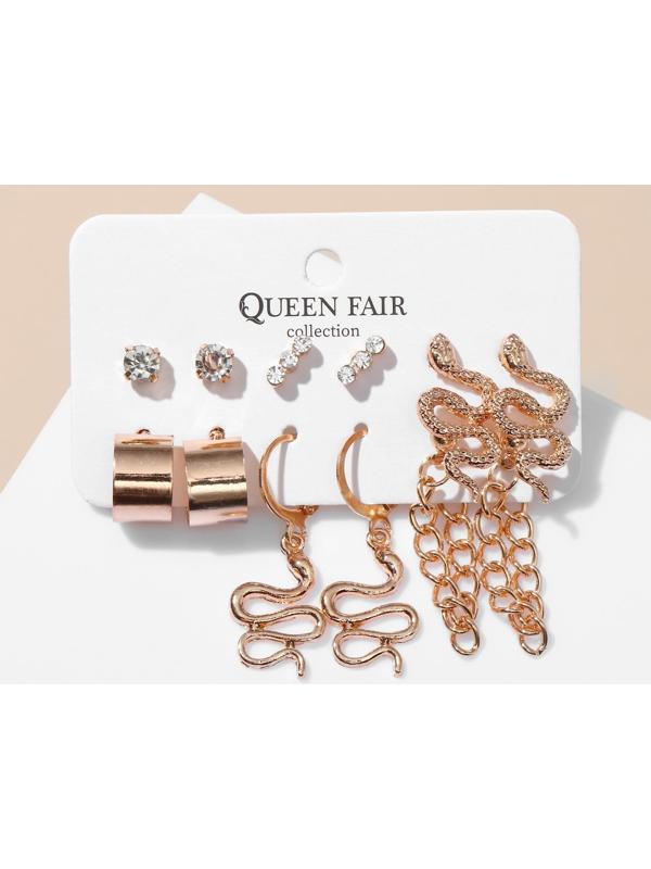 Серьги набор 6 пар 