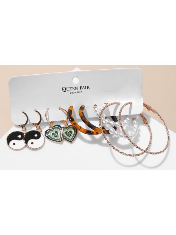 Серьги набор 5 пар 