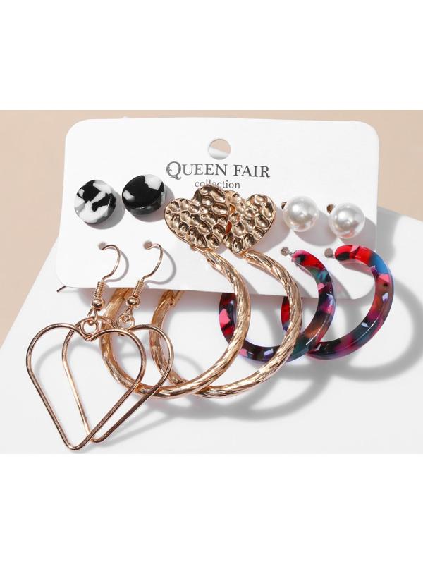 Серьги набор 6 пар 