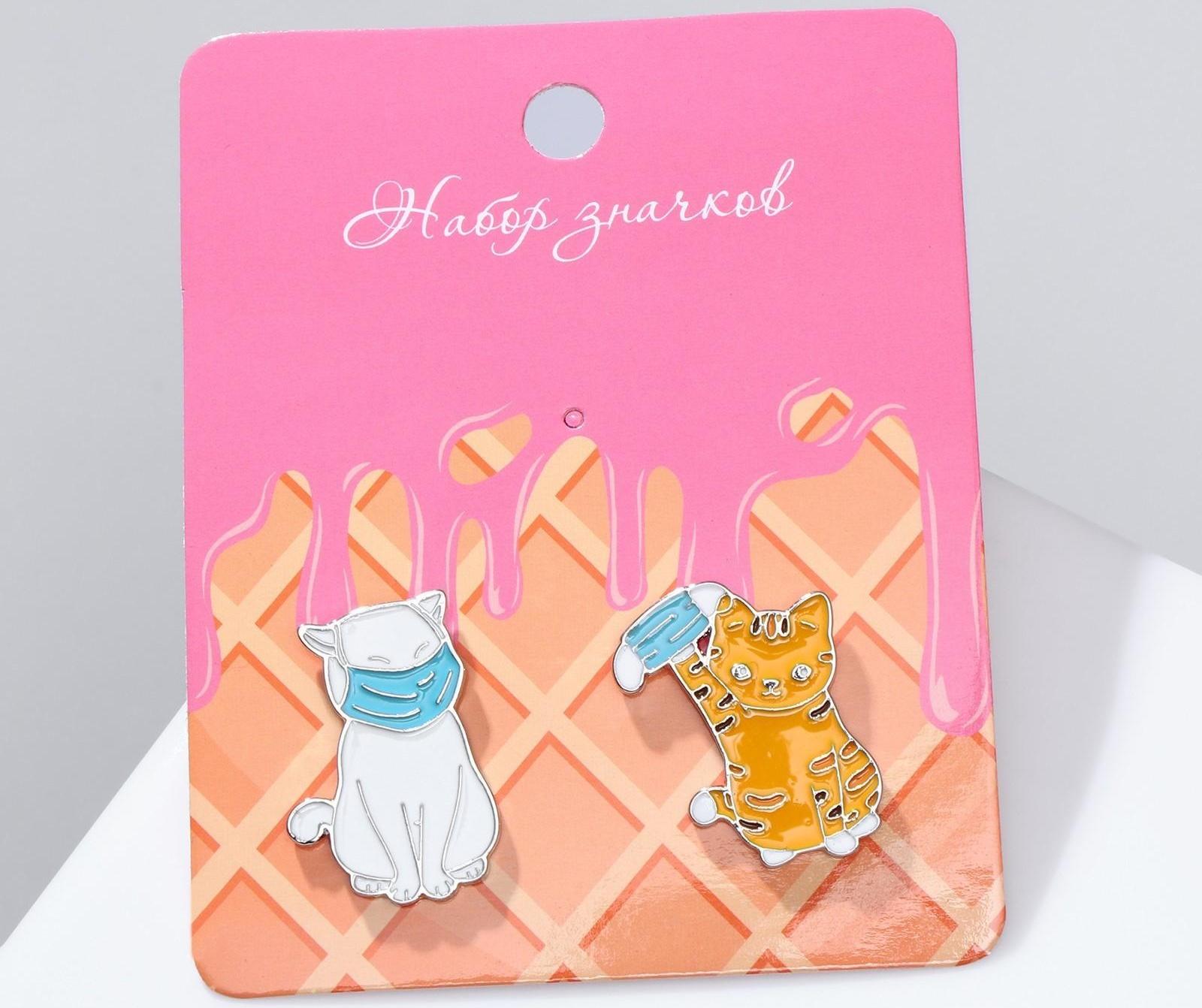 Набор значков (2шт) 