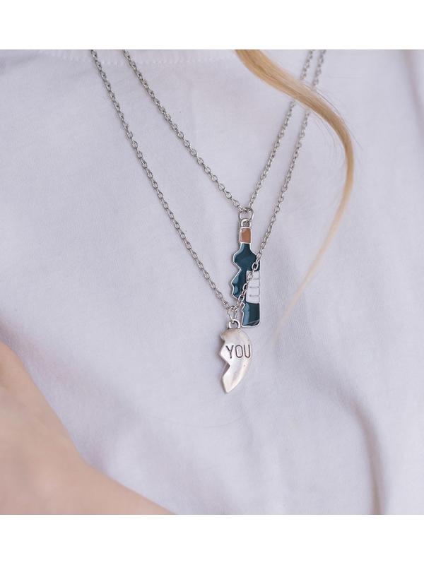 Набор 3 предмета: 2 кулона, тинт для губ 