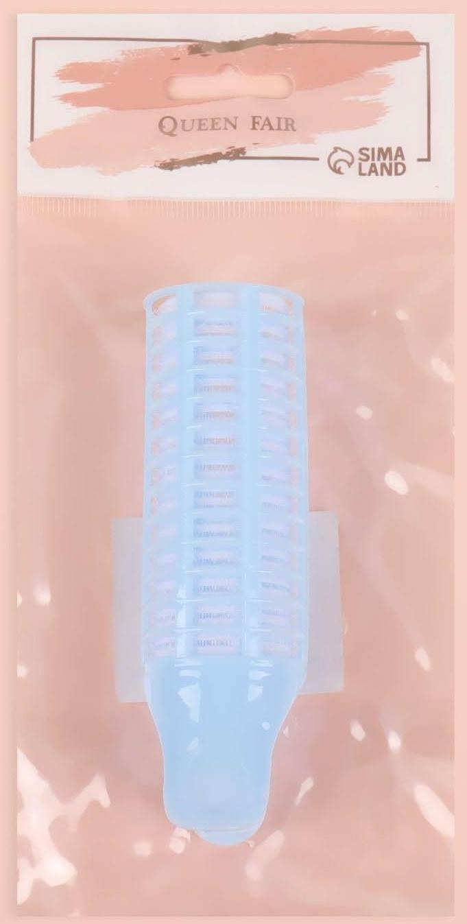 Бигуди-зажим для чёлки, d = 3,5 см, 11,5 см, цвет МИКС