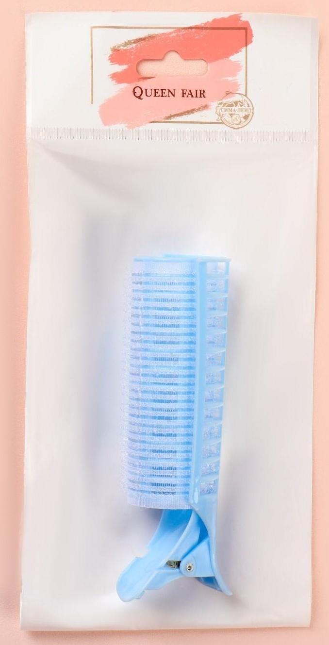 Бигуди-зажим для чёлки, d = 3,5 см, 11,5 см, цвет МИКС