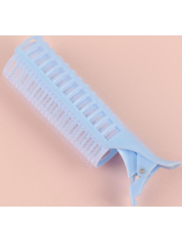 Бигуди-зажим для чёлки, d = 3,5 см, 11,5 см, цвет МИКС