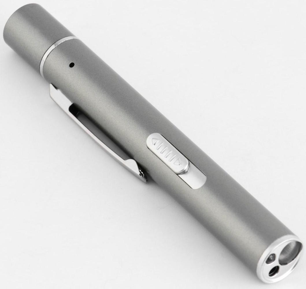 Лазерная указка 3 в 1, UV свет, 1200 мАч, 5 Вт, USB, красный луч, 200 м, 11.1 х 1.4 см