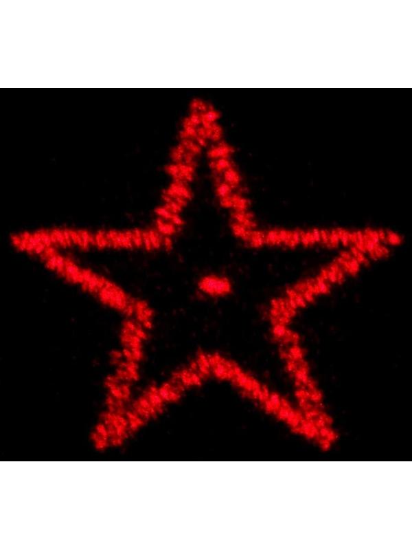 Лазерная указка, 5 видов луча, 3 LR44, красный луч, 6.8 х 1.3 см