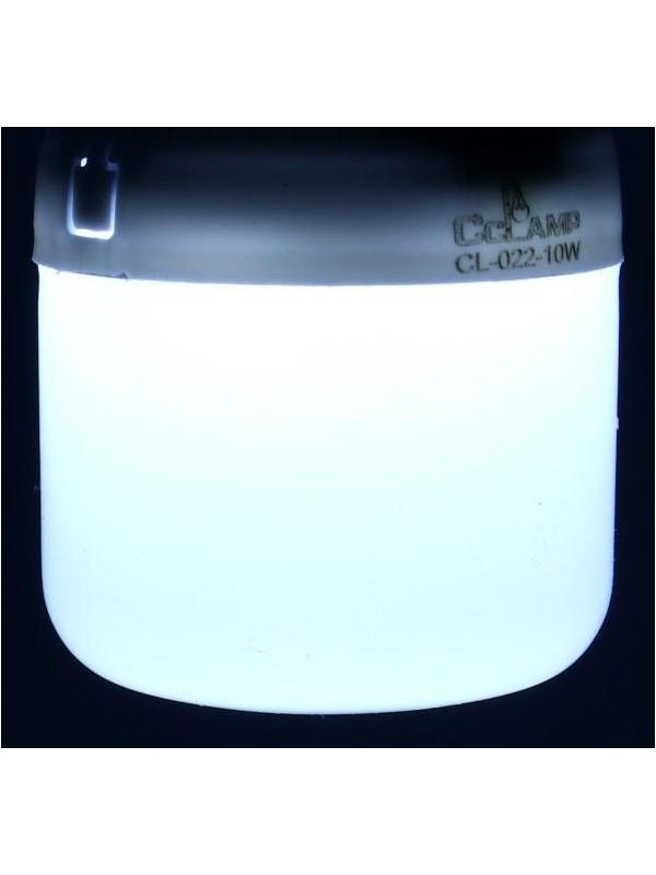 Фонарь кемпинговый аккумуляторный, 10 Вт, 500 мАч, 6В, 20 SMD, 5 режимов, солнечная батарея