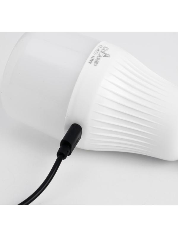 Фонарь кемпинговый аккумуляторный, 10 Вт, 500 мАч, 6В, 20 SMD, 5 режимов, солнечная батарея