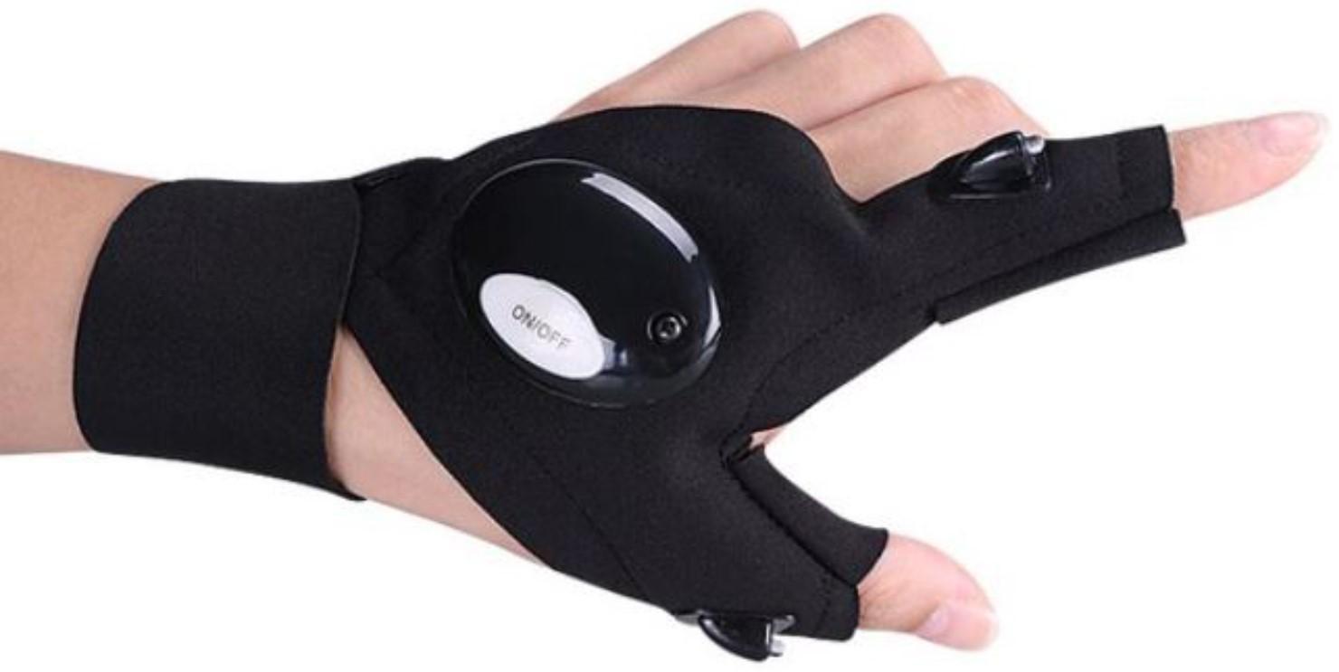 Фонарь-перчатка рабочий, на левую руку, 2 х CR2016, 36 х 13.5 см