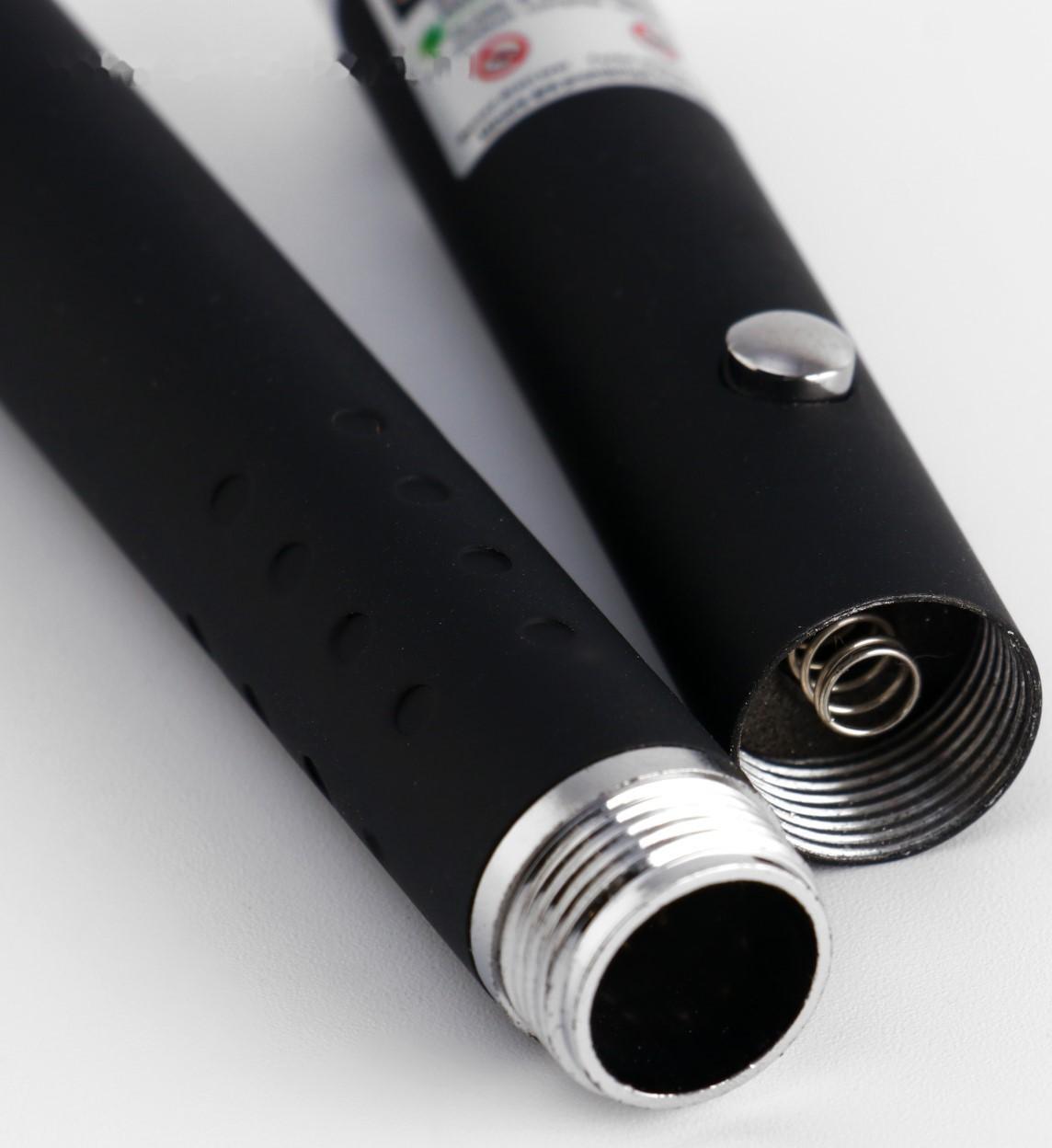 Лазерная указка, дальность 500 м, 405 нм, 2 ААА, зеленый луч, 15.5 х 1.4 см