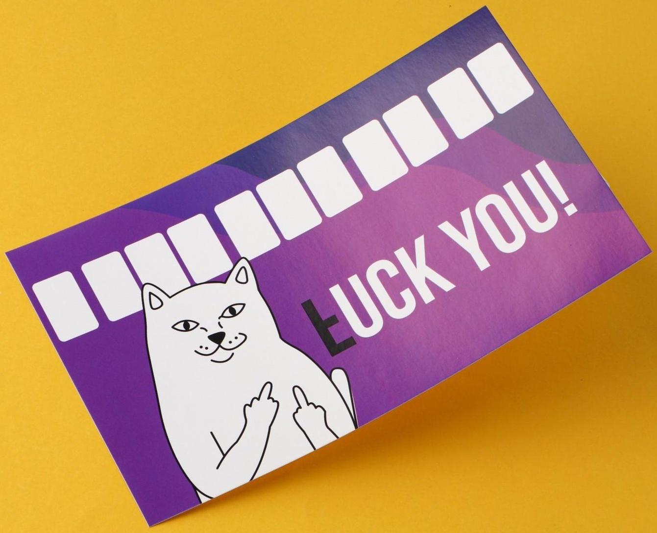 Автовизитка «Котик»