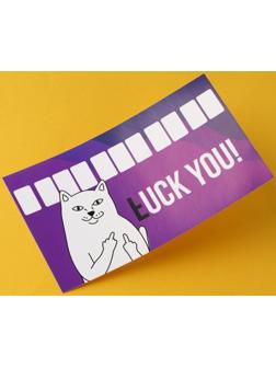 Автовизитка «Котик»