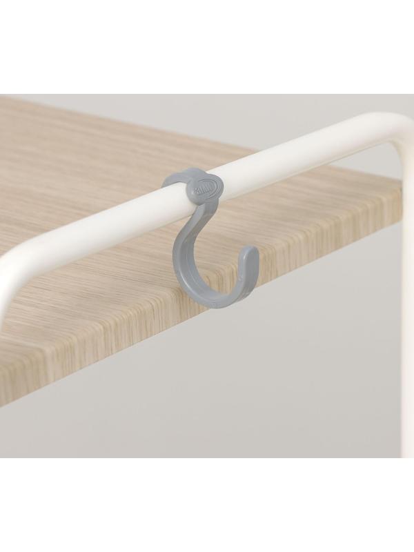 Этажерка со столиком под дерево «Ладья 34 КС», цвет белый