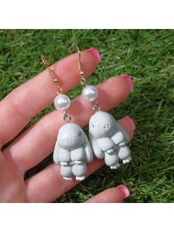 Серьги с жемчугом 