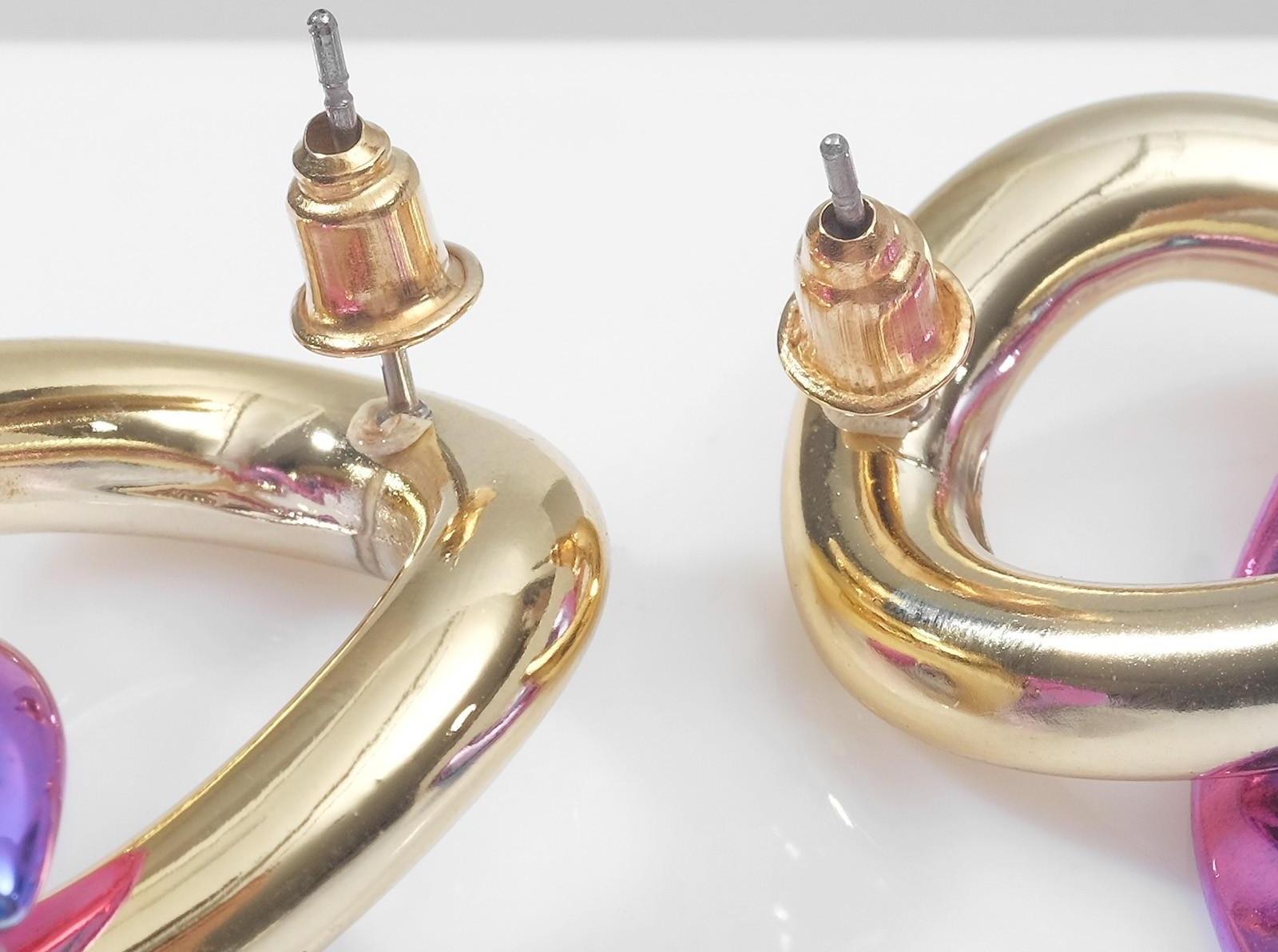 Серьги металл 