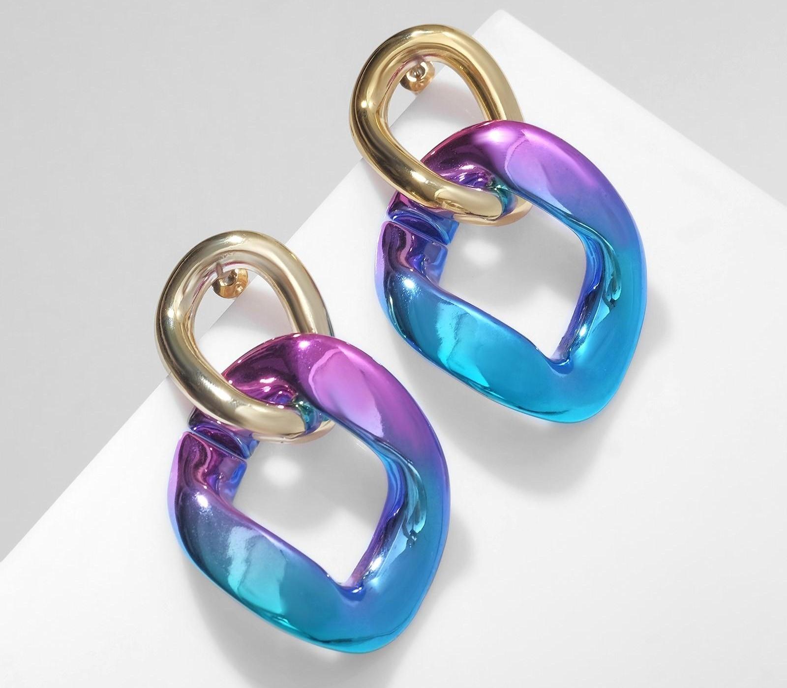 Серьги металл 