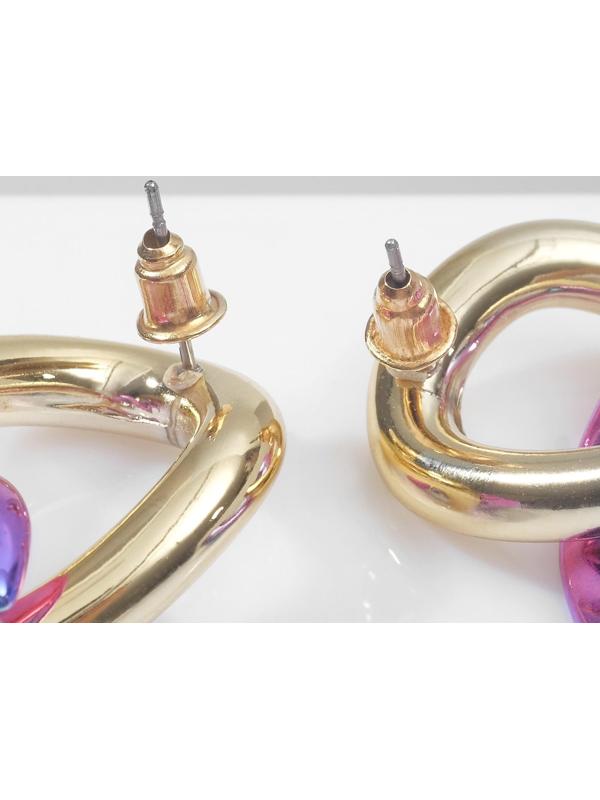 Серьги металл 